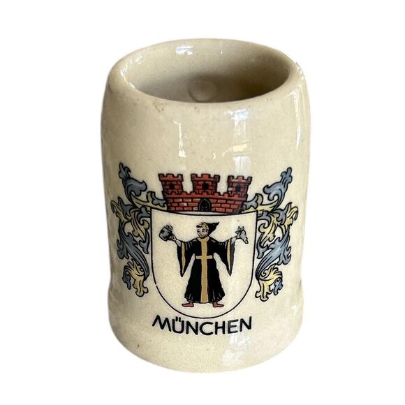 Set of 6 Vintage Mini Ceramic German Cup Mugs - Picture 5 of 9